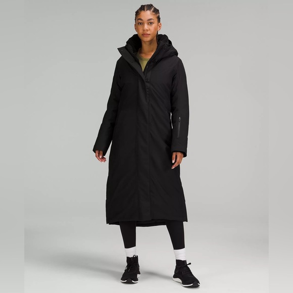 Nwt Lululemon Snow Warrior Long Parka size 0 blue color - Picture 15 of 15